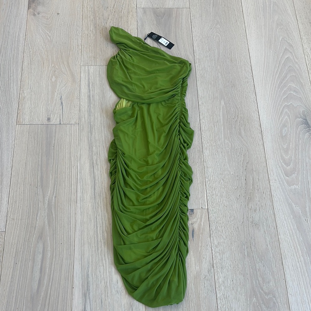 Fashion Nova Green Midi Dress